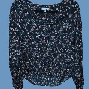 Rebecca Taylor Floral Print Women's Blouse EUC